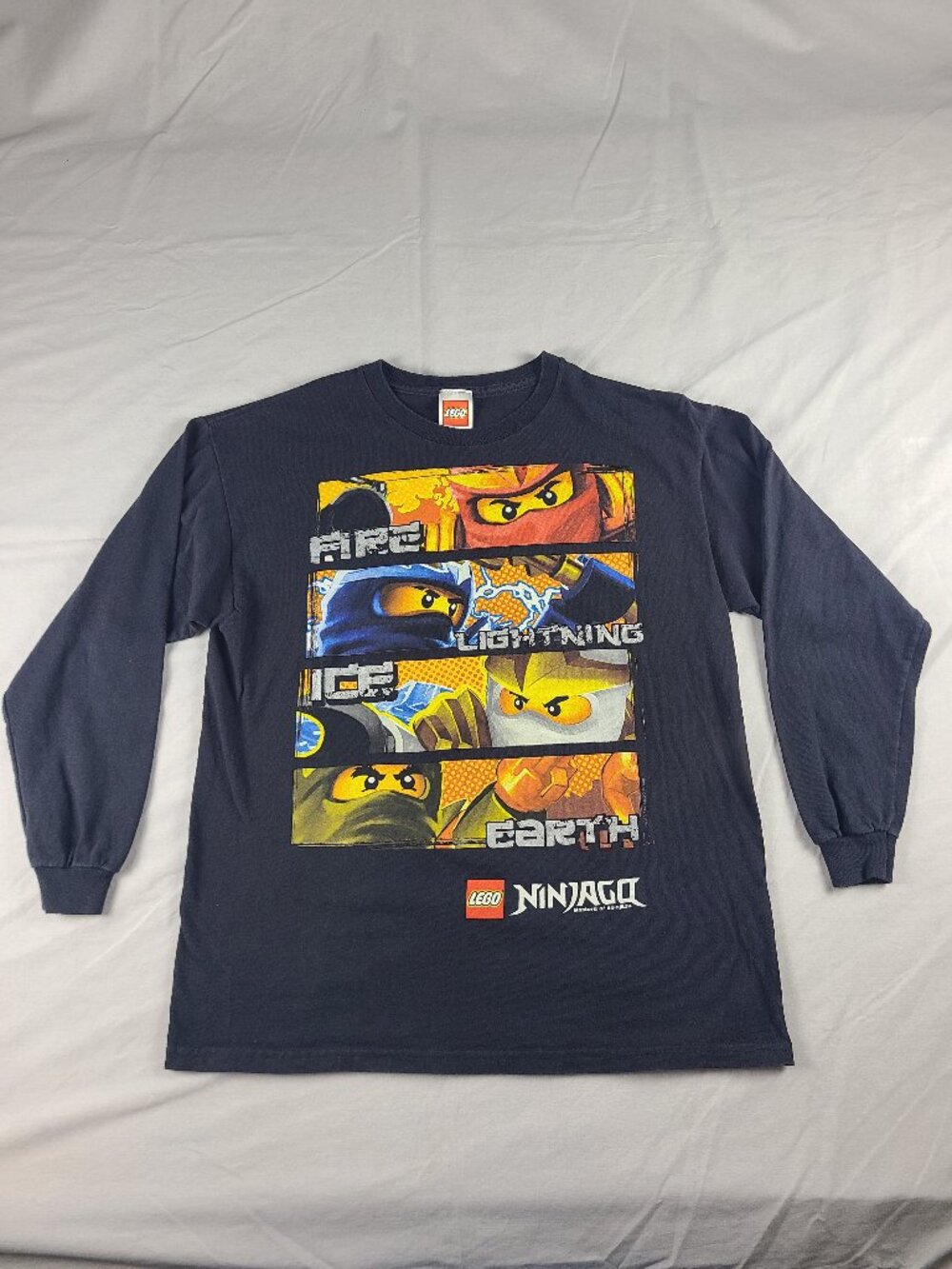 Lego Ninjago 2012 Tee Shirt Boys XL (14/16) Black